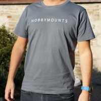 Official Hobby Mounts Tee Shirt - Light Charcoal
